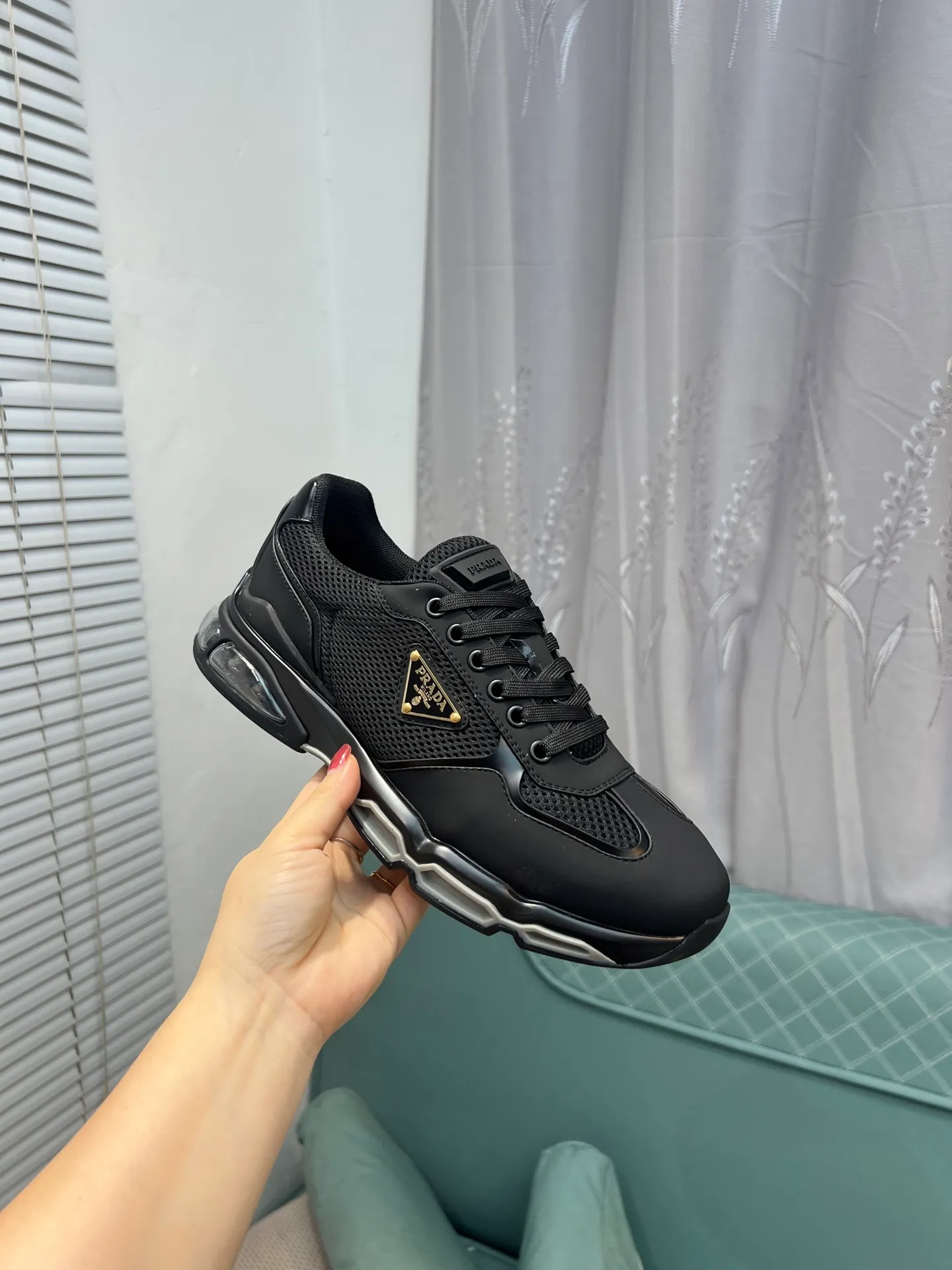 Men's shoes 💰660 [PRADA] Men's shoes are popular in the counter, official website is synchronized, 1 high-quality shipment ✔️ Original frosted cowhide + cowhide lining, 1🆚1 replica, original sole, 38-45 (45 customized, non-refundable)
